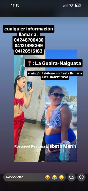 Rosangel y lisbeth