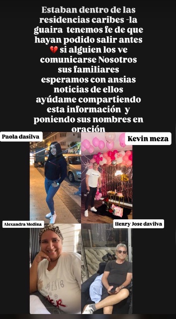 Alexandra Medina , Kevin meza, henry José da Silva , Paola da Silva