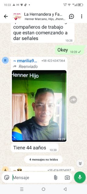 Heinner Eduardo marcano Rodríguez