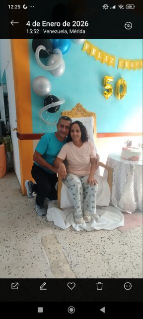 Luis Enrique Rojas Lacruz y su esposa Morainne Torres Rodríguez
