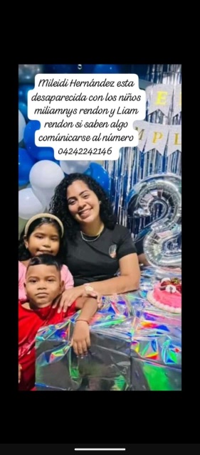 Mileidi Hernández y Liam Rendón y Miliamnys