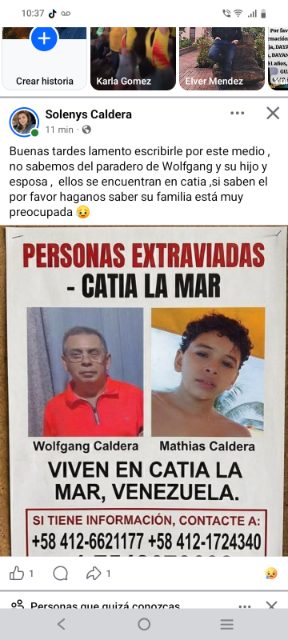 Golfagng caldera y Mathias Caldera