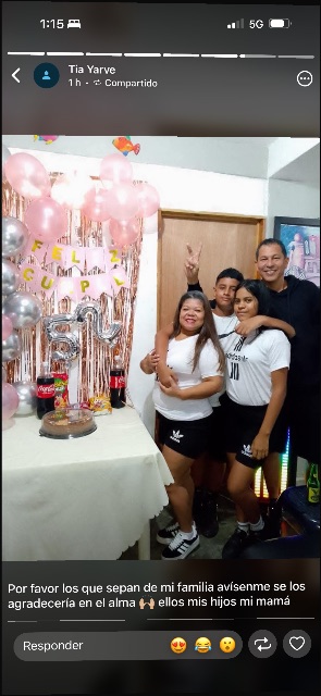Angie primera, Maricela Castilla, Giovani Aguilarte, Yonajel Izaguirre