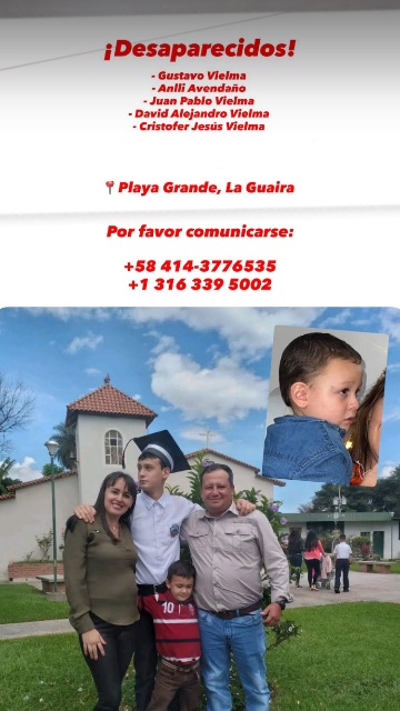 Gustavo Vielma Juan Pablo Vielma anlly Avendaño david vielma cristofer vielma
