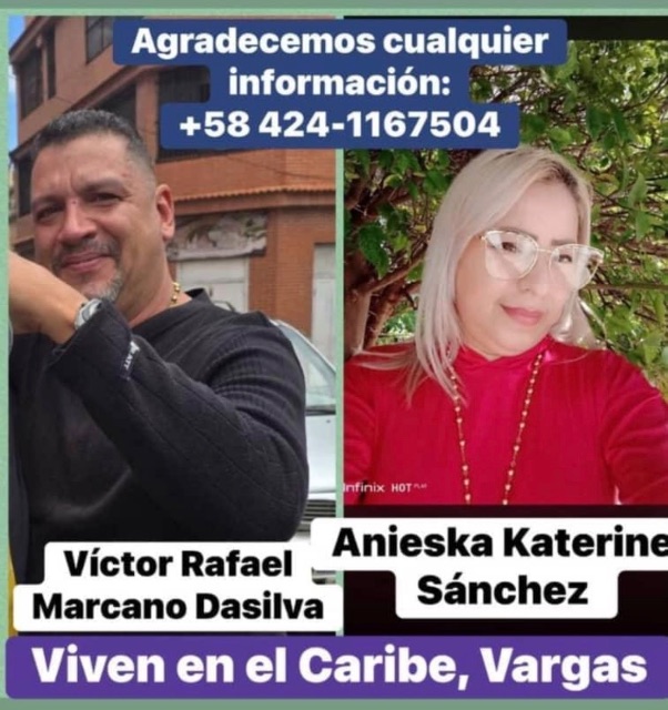 Víctor rafael Marcano y anieska Sánchez