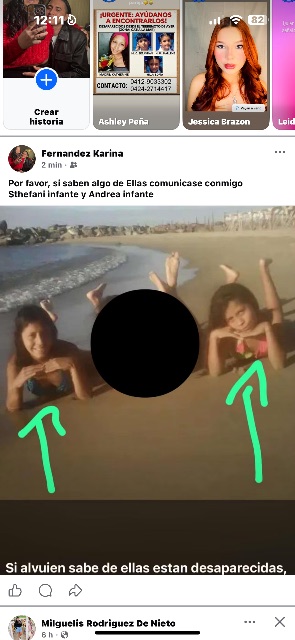 Sthefani infante y Andrea infante