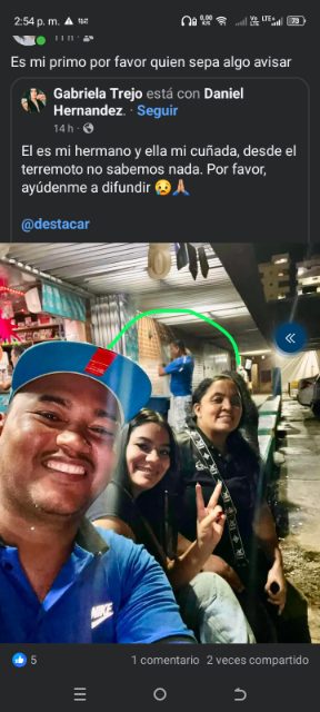 Jalinso ceballo y su esposa
