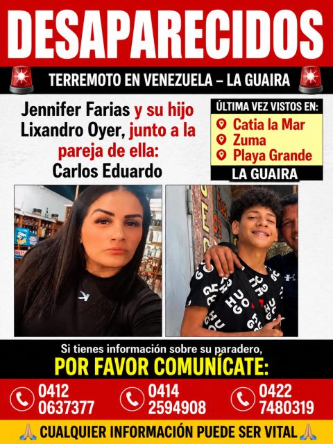 Yenifer farias y lixandro oyer