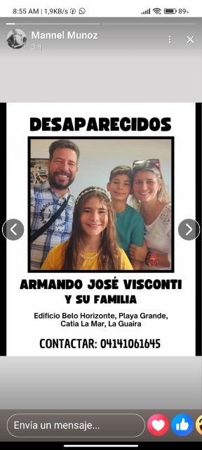 Armando visconti y familia
