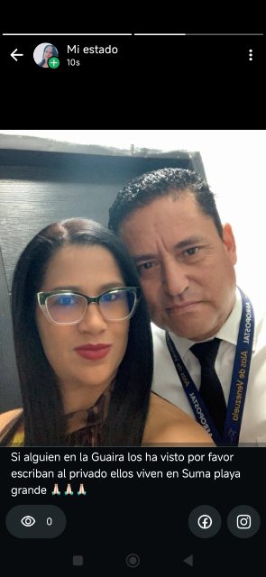 Yuleimi Cuevas y Jesús Correa