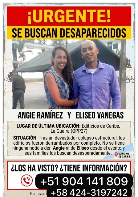 Eliseo Vanegas y Angie Ramírez