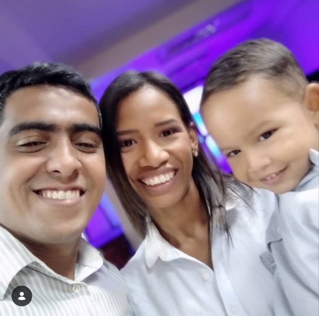 José Alejandro Padilla y familia