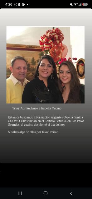 Triny Adrian, Enzo Cuomo, y Isabella Cuomo