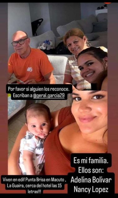 Adelina Bolivar, Nancy Lopez y Nicolas Bolivar