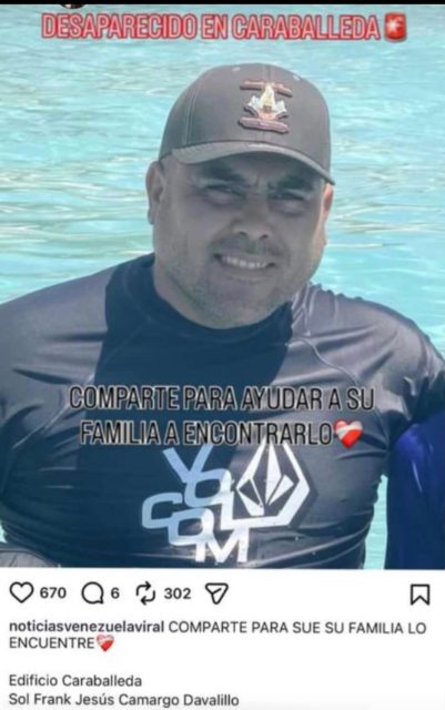 Frank Jesús camargo Davalillo