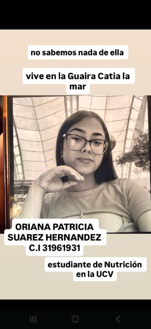 Orina Patricia Suarez Hernandez