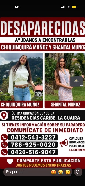 Chiquinquira muñoz Y shantal Muñoz