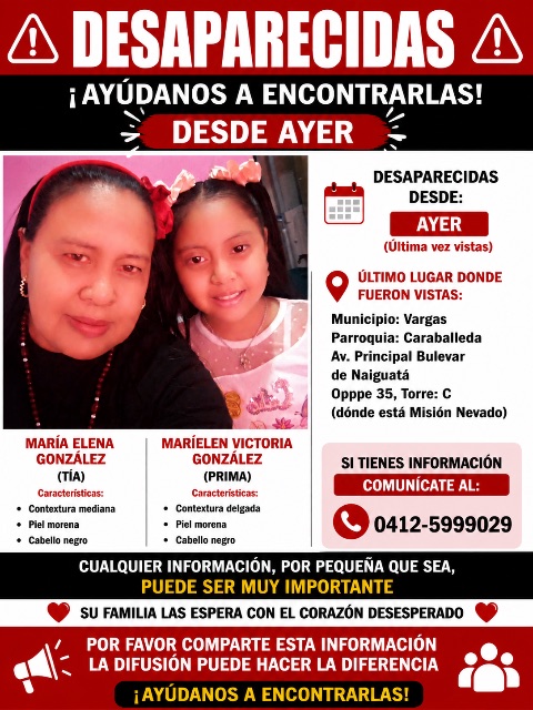 María Elena González y marielen victoria gonzalez