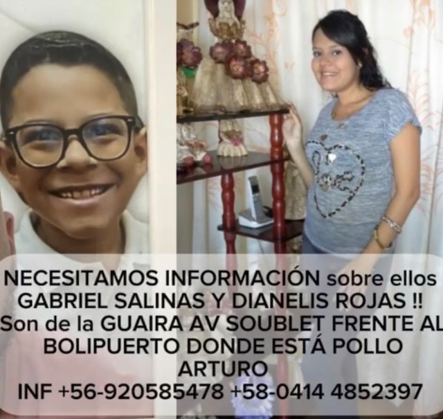 Dianelis rojas gabriel Salinas