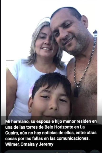 Wilmer Duarte, Omaira Hernández, Jeremy Duarte