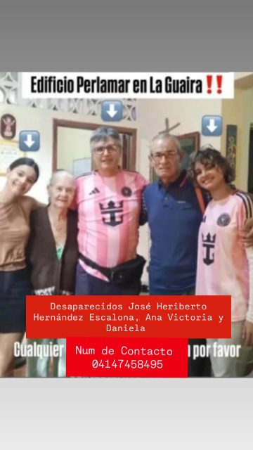 José Heriberto Hernández Escalona, Ana Victoria de Hernández y Daniela
