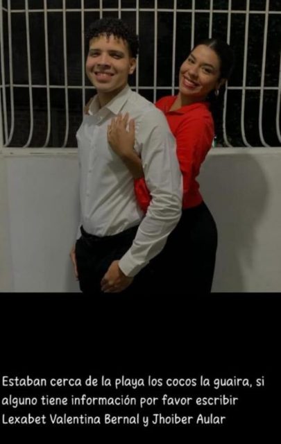 lexabet Bernal y Jhoiber Aular