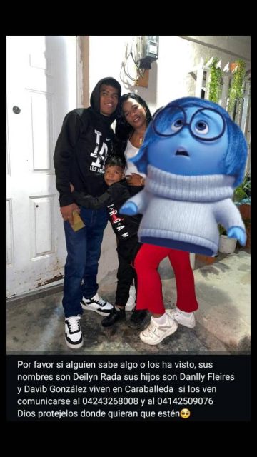 Deylin, Danlly y David rada