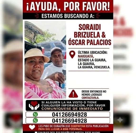 Soraidi Brizuela y Oscar Palacio
