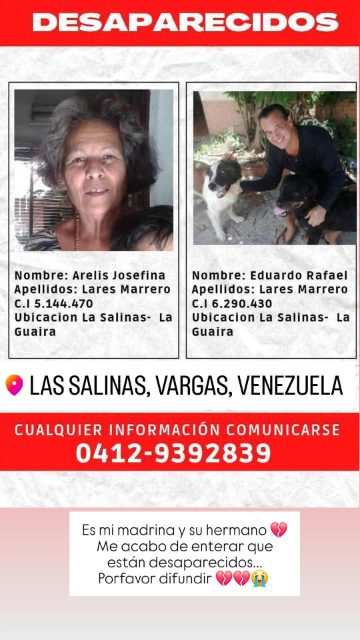 Arelis lares y Eduardo lares