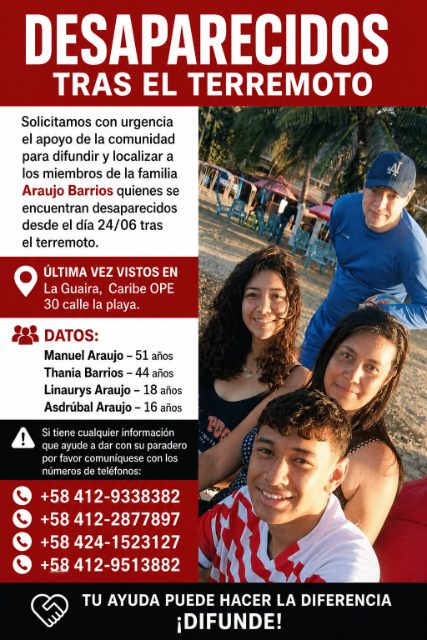 Familia Araujo barrios