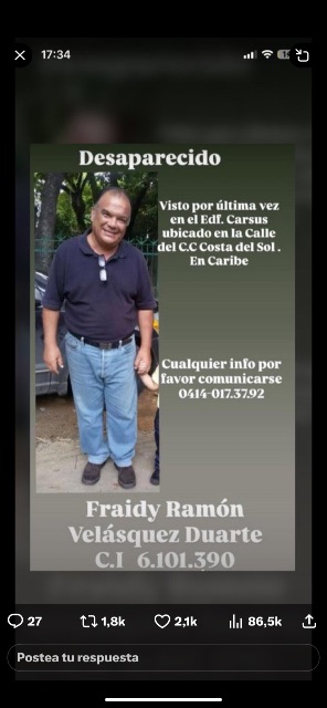 Fraidy Ramon Velásquez Duarte