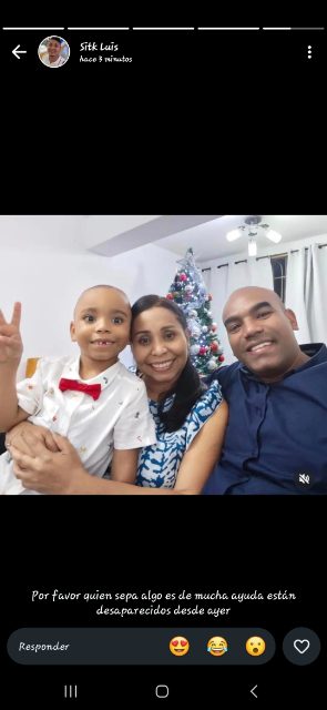 Carlos y Diego segovia, yasmelia acosta
