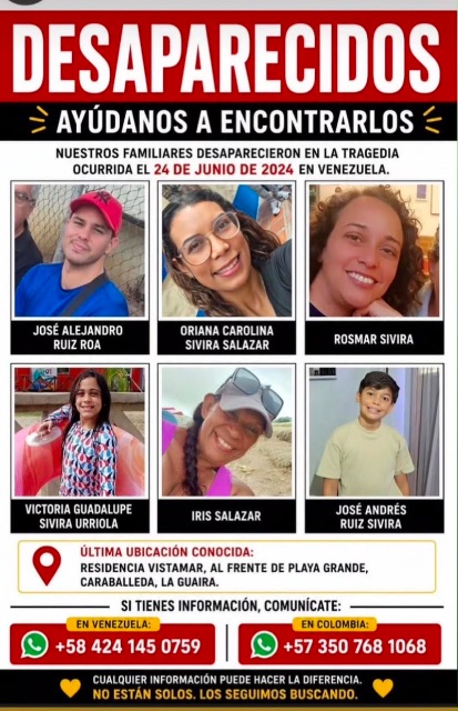 JOSÉ ALEJANDRO RUIZ ROA ORIANA CAROLINA SAVIRA SALAZAR ROSMAR SAVIRA VICTORIA GUADALUGE SAVIRA URRIOLA IRIS SALAZAR JOSÉ ANDRÉS RUIZ SAVIRA