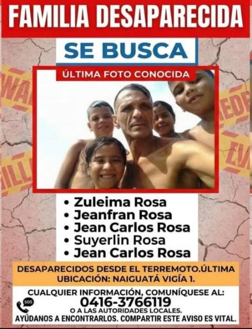 Zuleima, Jeanfran, Jean Carlos, Suyerlin rosa