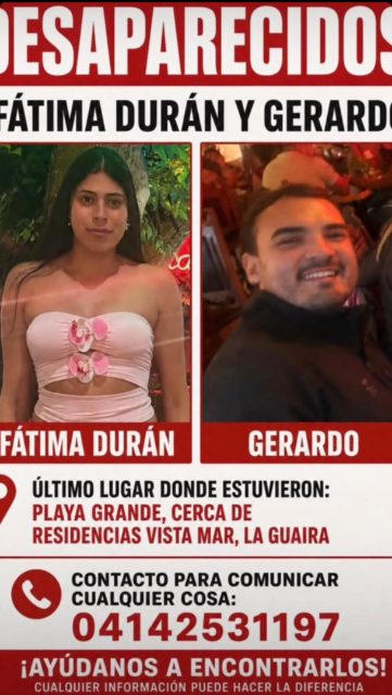 Fátima Durán y Gerardo