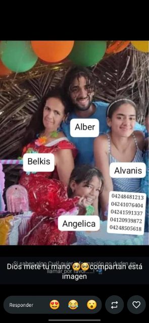 Albert. Belkis. Angelica. Alvanis