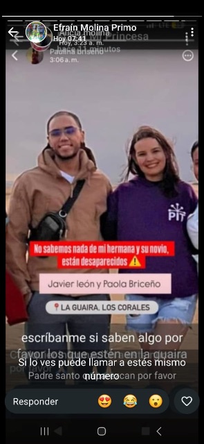 Javier León y Paola Briceño