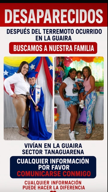 Ingrid, Luisiana y Natacha