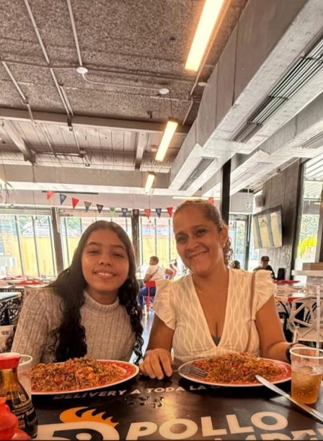 Dayana Brito y Sophia Delgado