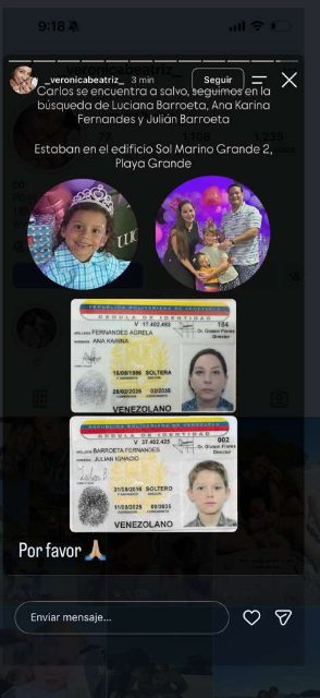 ana karina fernandes agrela, Julian ignacio barroeta fernandes