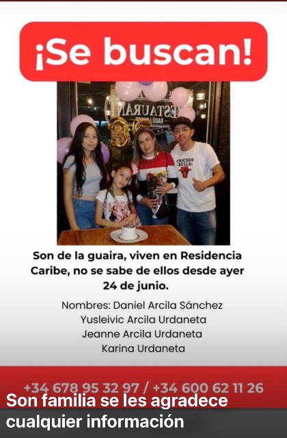 Daniel Arcila Sánchez Yusleivic Arcila Jeanne Arcila Karina Urdaneta