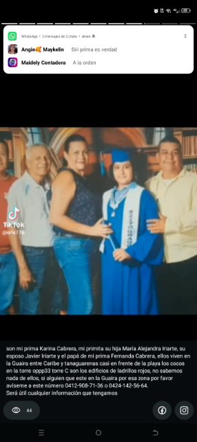 Mariale Iriarte, Javier Iriarte, Fernando Cabrera y Karina Cabrera