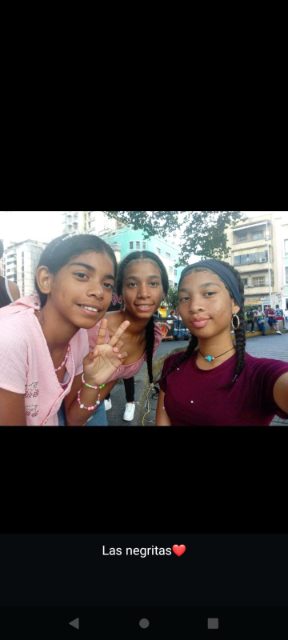 Katerine, Victoria y Kylliannis Aristiguieta