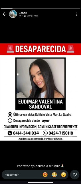 EUDIMAR VALENTINA SANDOVAL