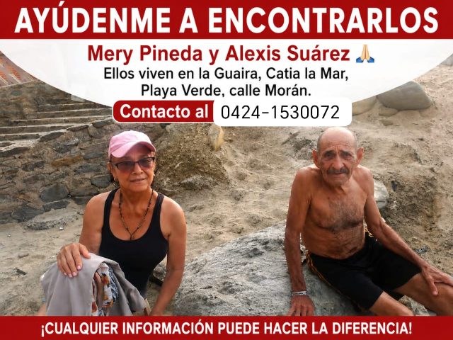 Alexis Suárez y mery Pineda