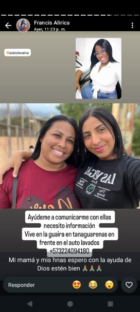 Mabel Margarita barrio chalu y Yessica chalu