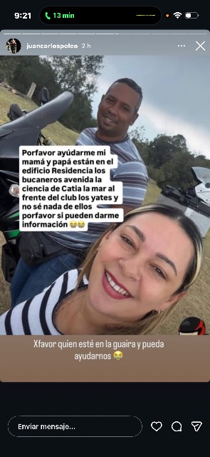 Ángel David García y nelcy de García