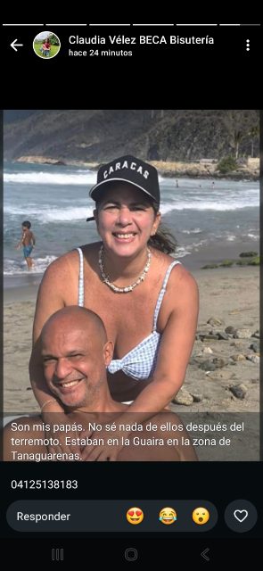 Yeliberh Perez y Ramón Sanchez