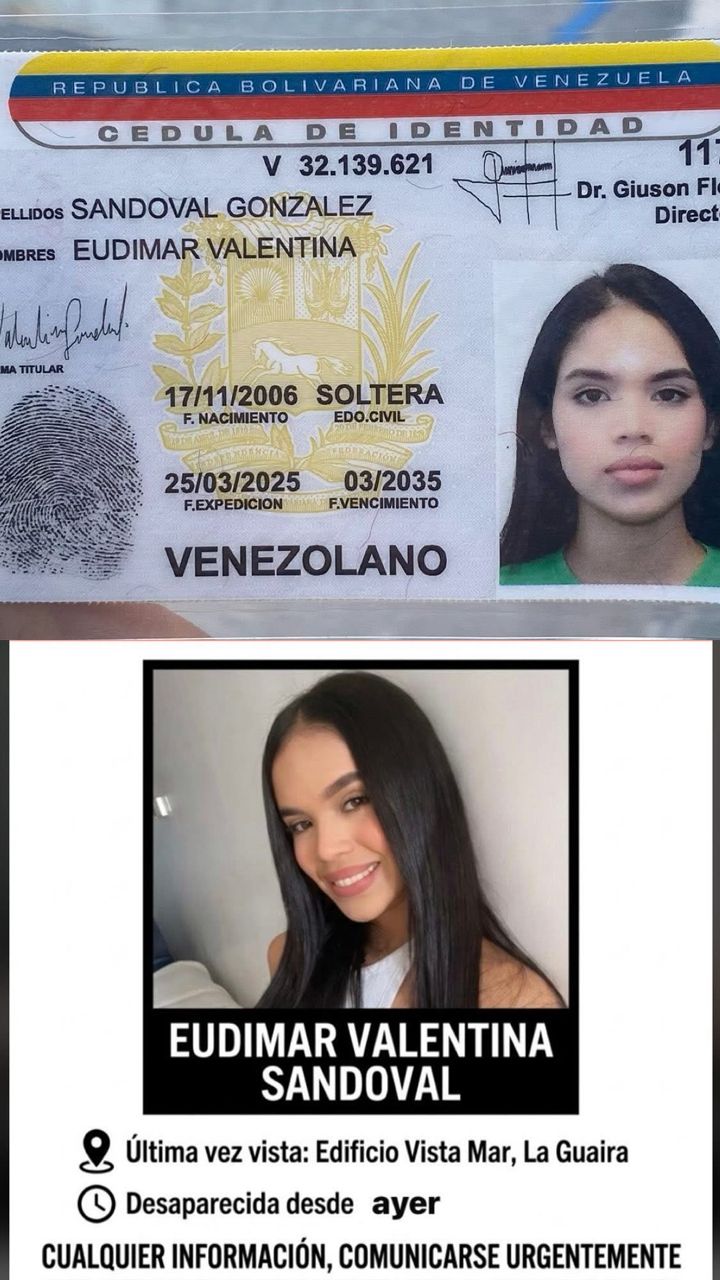 Eudimar Valentina Sandoval González