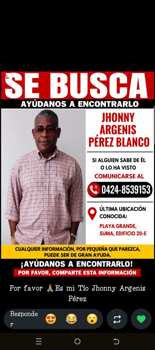 Jhonny argenis Pérez Blanco
